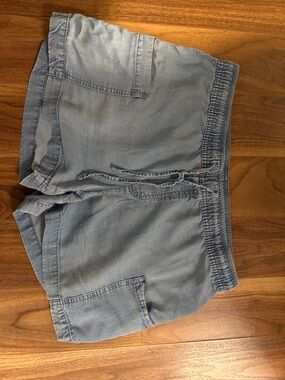 Joe Fresh Dusty Blue Elastic Waist Shorts
